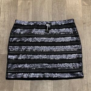 Womens NWT Express Sequins Stylish Date Night Pencil‎ Skirt